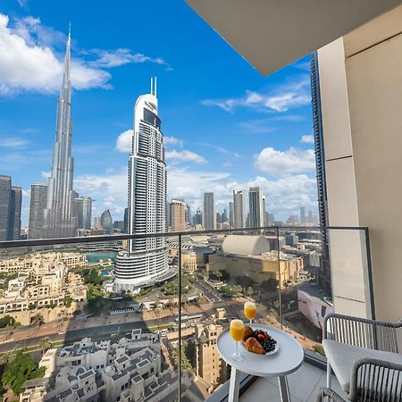 Smartstay At Burj Royale - Full Burj Khalifa View - Brand New Luxury Apartments Dubaj Kültér fotó