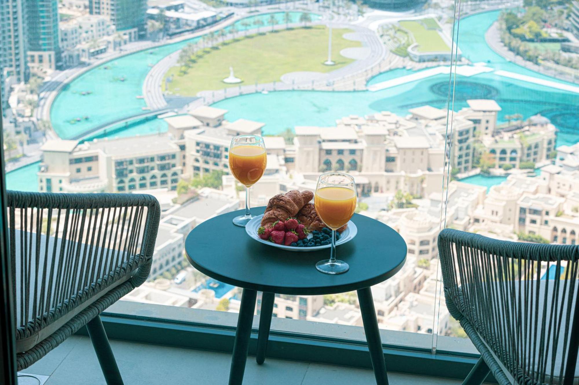 Smartstay At Burj Royale - Full Burj Khalifa View - Brand New Luxury Apartments Dubaj Kültér fotó